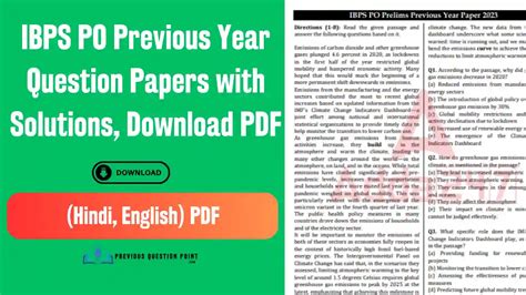 Ibps Previous Question Papers With Answers Free Download Epub