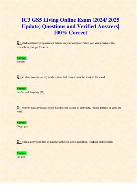 Ic3 Living Online Answers Reader