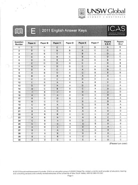 Icas Paper A 2011 Answers Kindle Editon