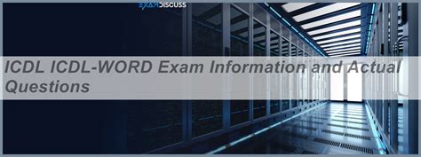 Icdl Word Exam Questions And Answers Doc