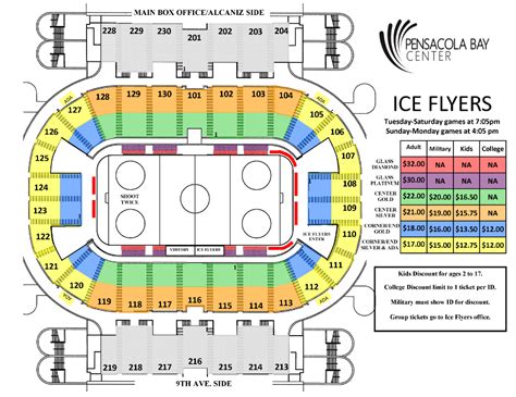 Ice Flyers Seating Chart