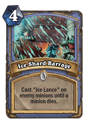 Ice Shard Barrage: