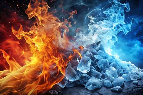 Ice vs Fire: A Clash of Elements