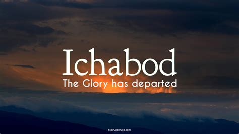 Ichabod Where Is the Glory Epub