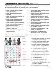 Icivics Government Spending Answer Sheet PDF