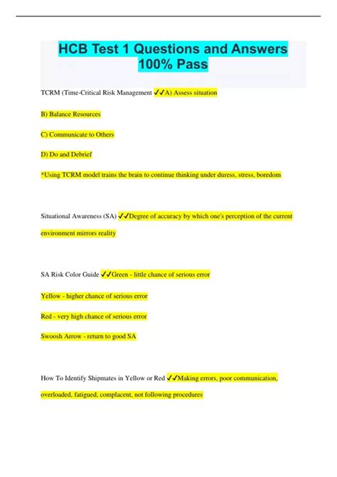 Ics 100 Hcb Test Answers Doc