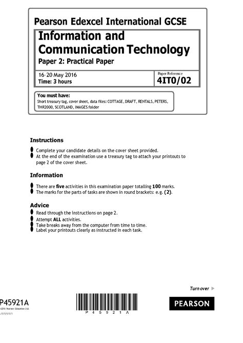 Ict Past Papers Edexcel Igcse With Answers Kindle Editon