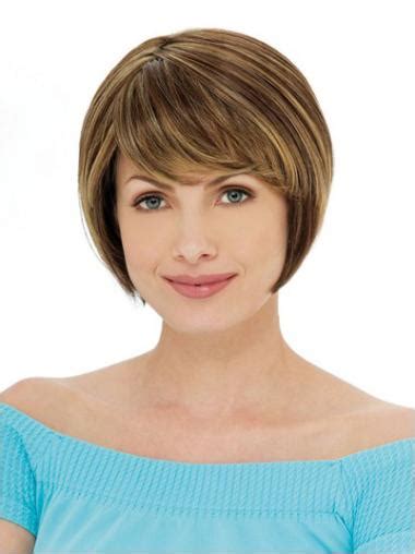 Ideal Auburn Straight Short Bob Wigs