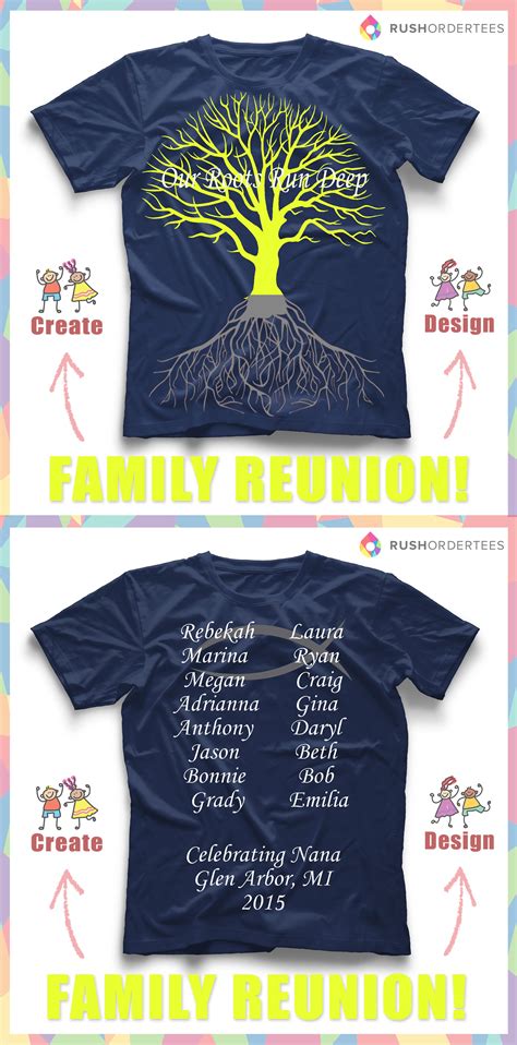 Ideas for Family Reunion T-Shirts That Will Make Your Event Memorable