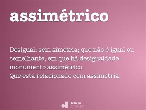 Identificação de um Mercado Assimétrico: