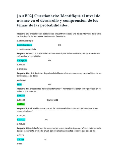 Identifique Discrepâncias de Probabilidades: