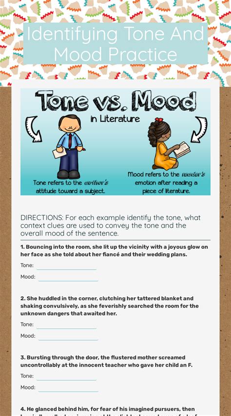 Identify Mood And Tone Answer Key Epub