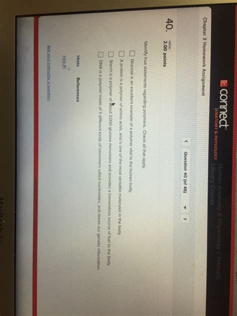 Identify True Statements Regarding Polymers: Check All That Apply