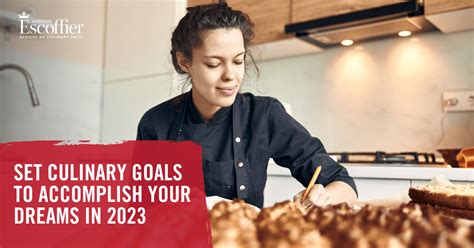 Identify Your Culinary Goals:
