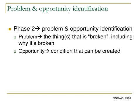 Identify a Problem or Opportunity: