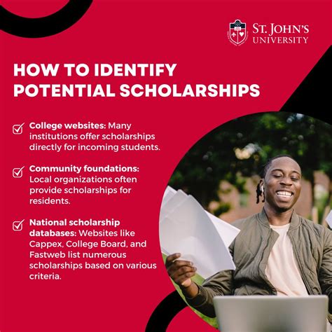 Identify potential scholarships: