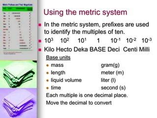 Identify the MTR measurements: