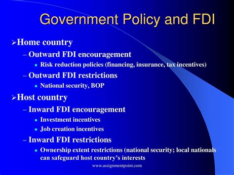 Identify the Three Costs of FDI to a Home Country: Safeguard National Interests