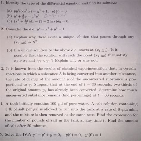 Identify the type of differential equation.