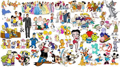 Identify your favorite cartoon characters: