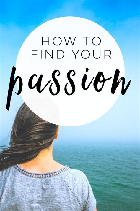 Identify your interests and passions: