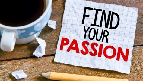 Identify your passion and develop your skills: