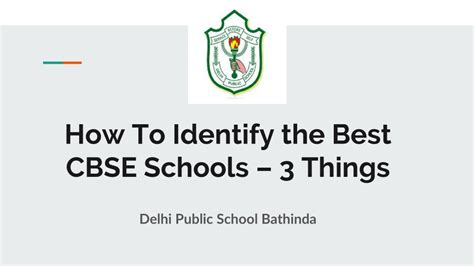 Identifying the Best Schools