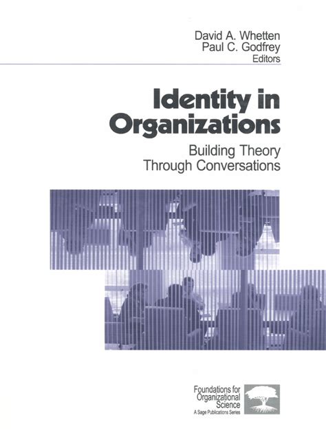 Identity in Organizations Building Theory Through Conversations 1st Edition Doc