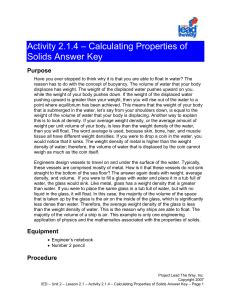 Ied Calculating Properties Of Solids Answer Key Epub