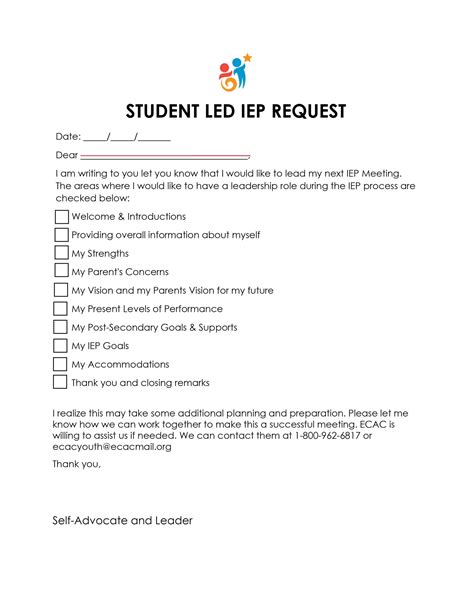 Iep Evaluation Request Letter Template