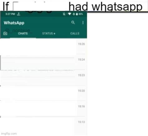 If Had Whatsapp Meme Template