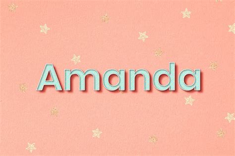 If My Name Was Amanda