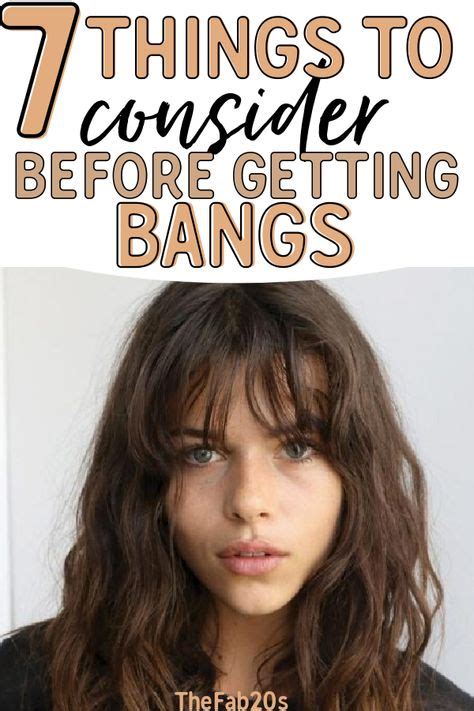 If you're thinking about getting fringe bangs, there are a few things to keep in mind.