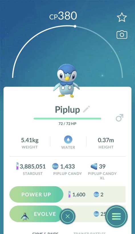 If you want to use shiny Piplup as an attacker