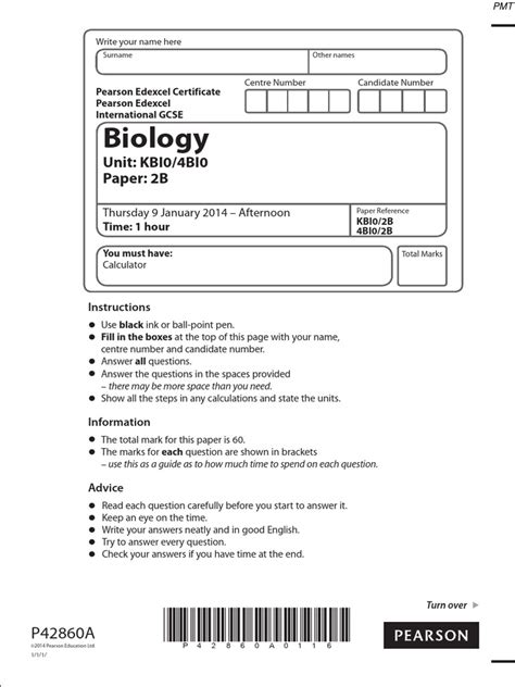 Igcse Edexcel 2014 January Answer Paper4h Reader