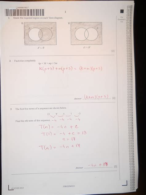 Igcse Maths Answers 2013 Reader