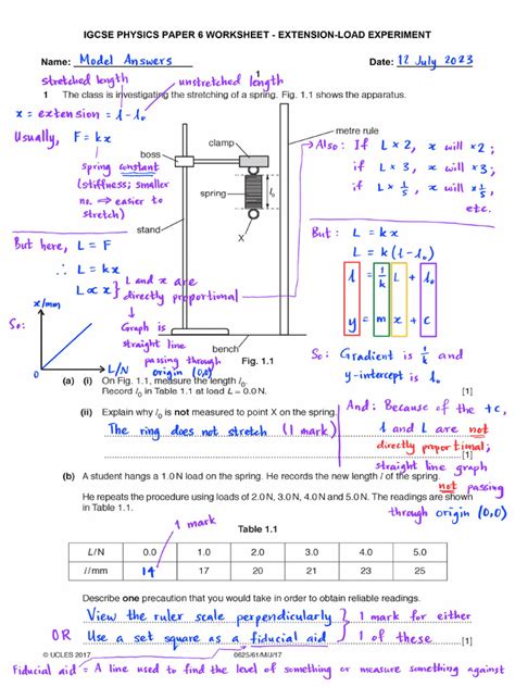 Igcse Physics Paper 6 Model Answers Kindle Editon