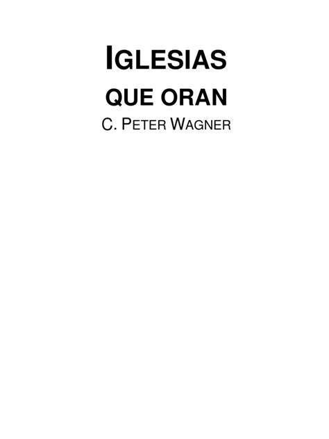 Iglesias Que Oran pdf PDF