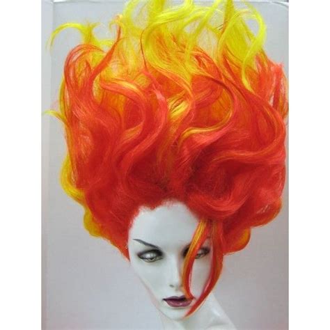 Ignite Your Style with a Flame Hair Wig**