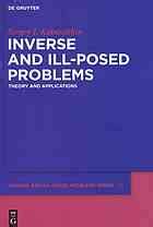 Ill-Posed Problems Theory and Applications 1st Edition PDF