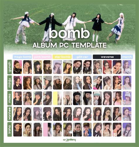 Illit Bomb Photocard Template