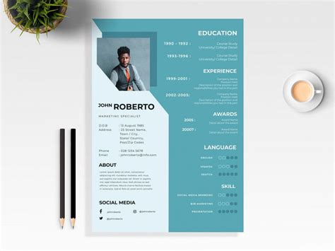 Illustrator Resume Template