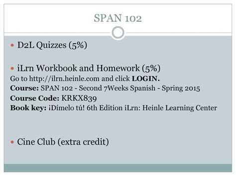 Ilrn Spanish Answer Key PDF