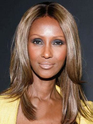 Iman Medium Straight Synthetic Lace Front Wigs