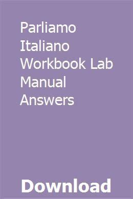 Immagina Italian Lab Manual Answer Key Ebook PDF