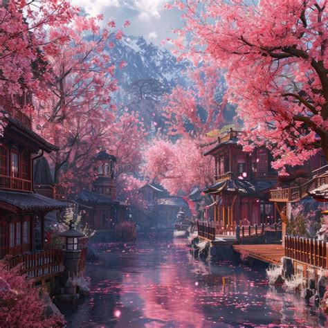 Immerse Yourself in a Captivating Tapestry of Cherry Blossoms