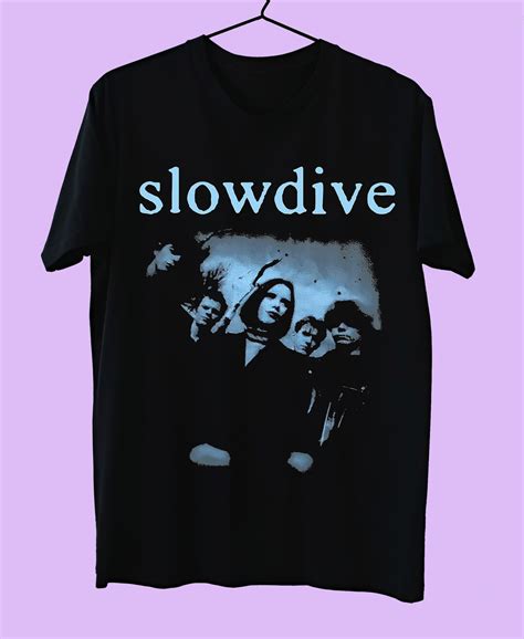 Immerse Yourself in the Dreamy Melodies and Ethereal Aesthetics with a Slowdive Band T-Shirt