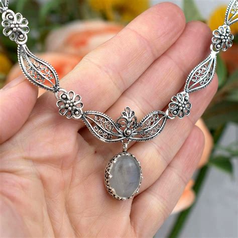 Immerse Yourself in the Enchanting Realm of Moonstone Necklaces