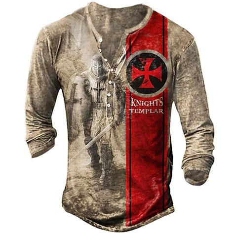 Immerse Yourself in the Enigmatic Legacy of the Knights Templar through Knights Templar Shirts