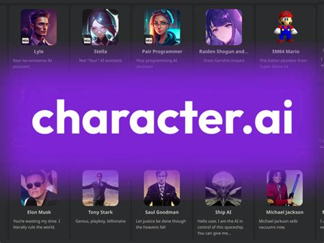 Immersive Character Development App: